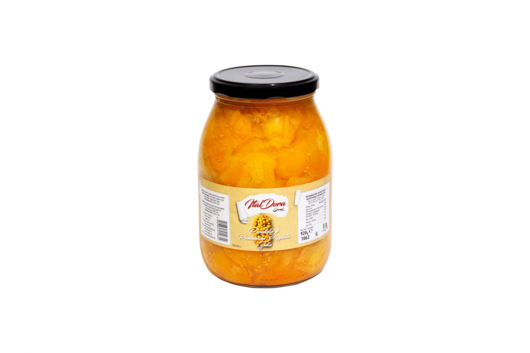 « Pacchetelle » de tomate Pizzutello jaune — Bocal 1 kg