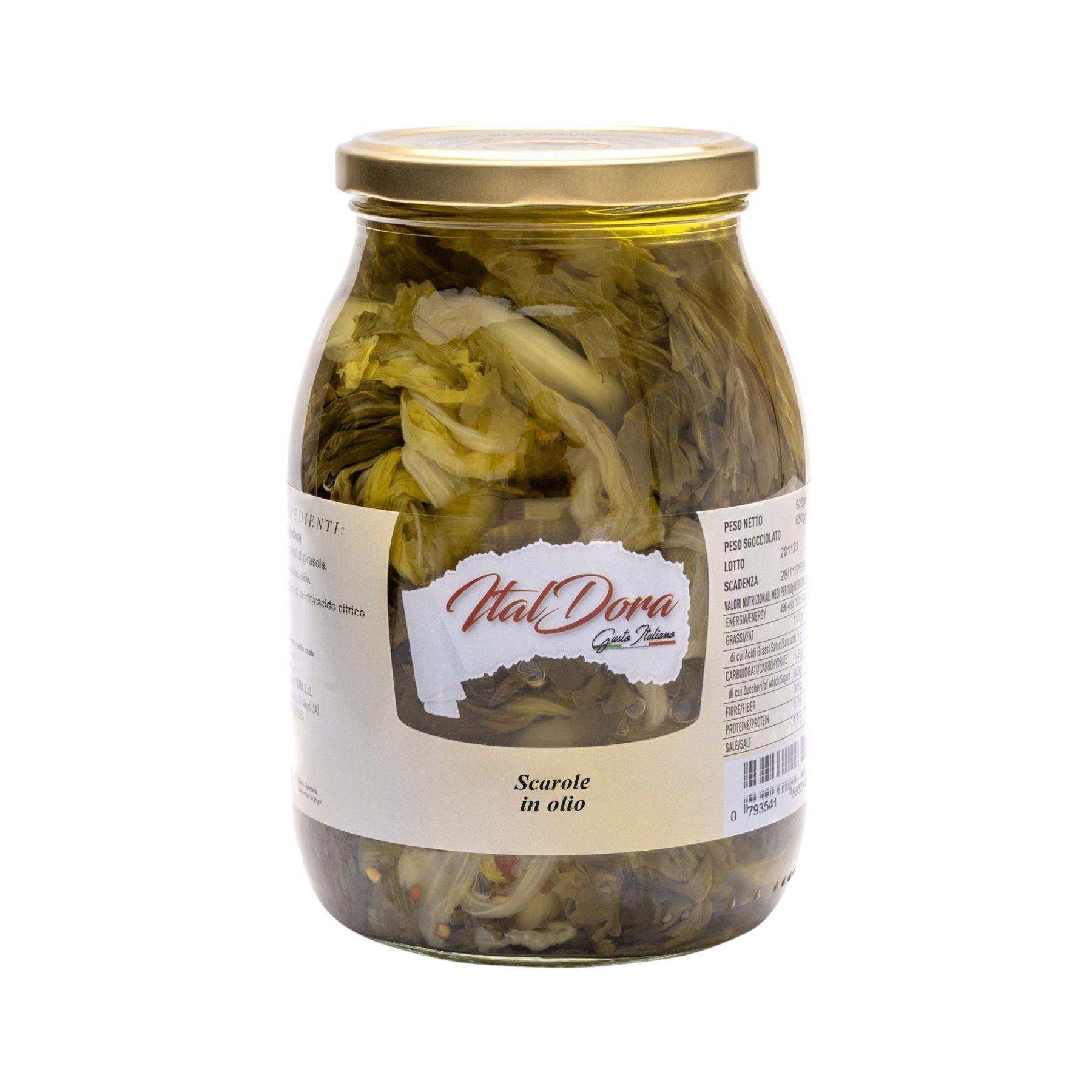 Scaroles à la napolitaine — 580 g · 1 kg · 3 kg