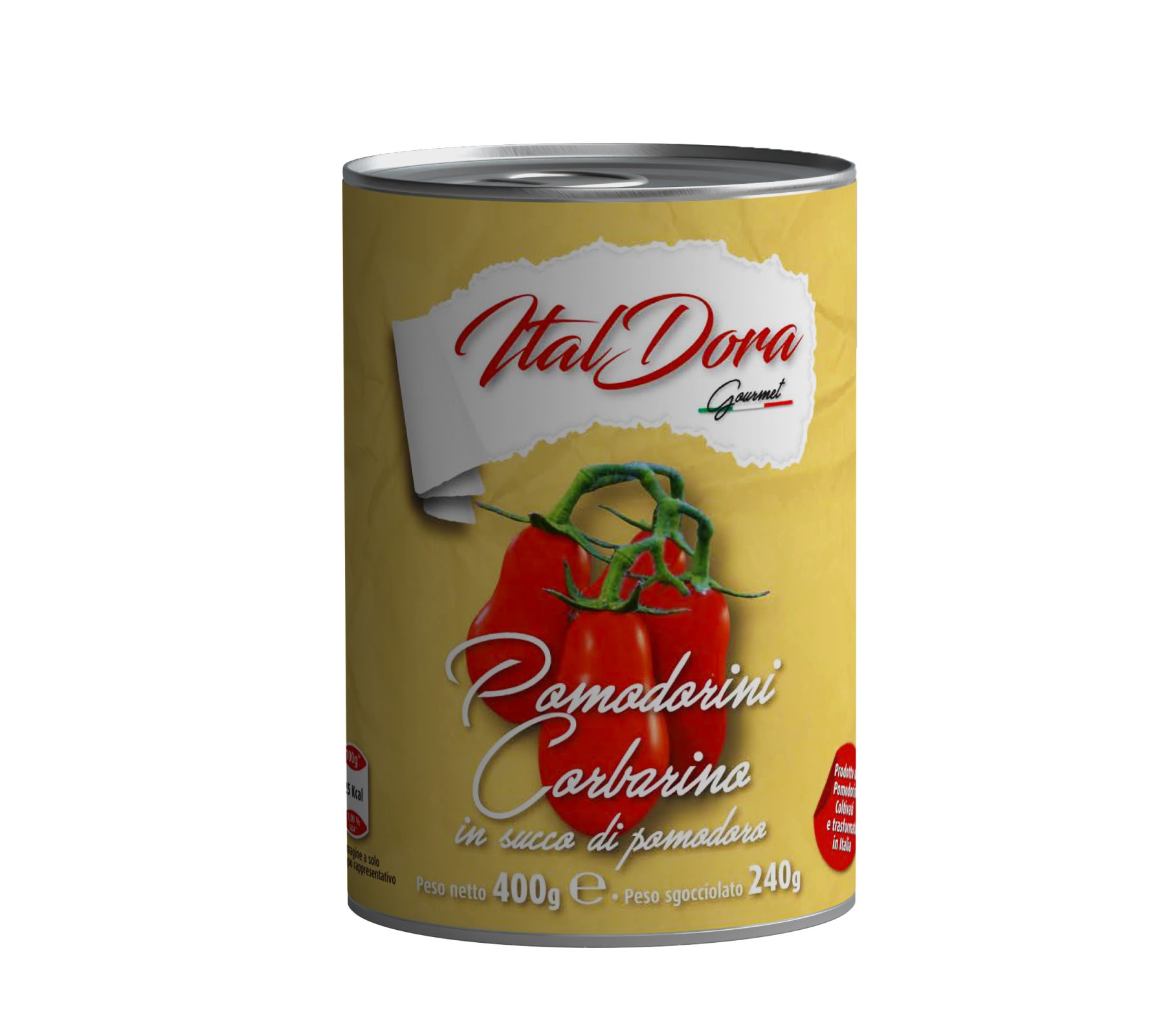 Tomates cerises Corbarino — Boîte 400 g